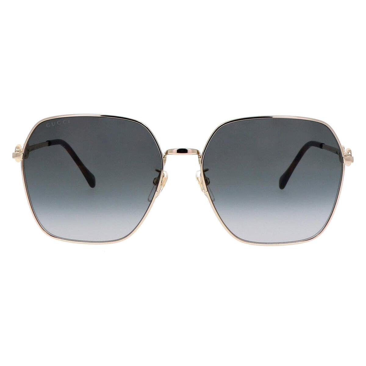 Gucci GG0882SA Sunglasses Women Gold Butterfly 60mm