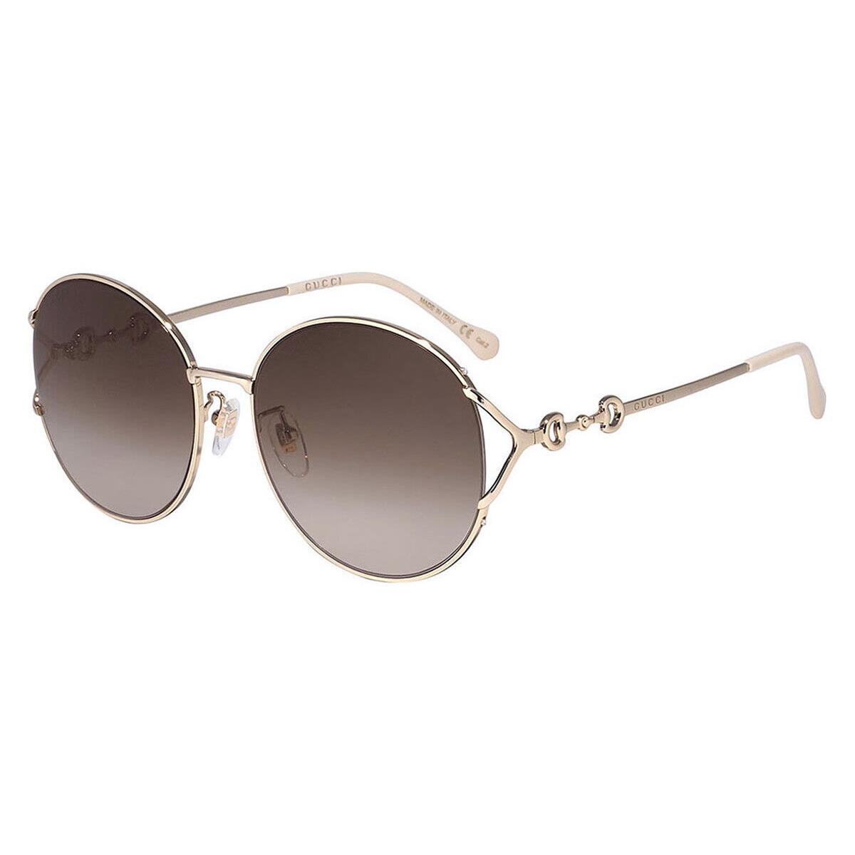 Gucci GG1017SK Sunglasses Women Gold Square 58mm