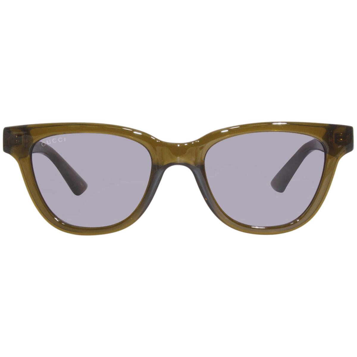 Gucci GG1116S 004 Sunglasses Men`s Brown/grey Lenses Rectangle Shape 51mm