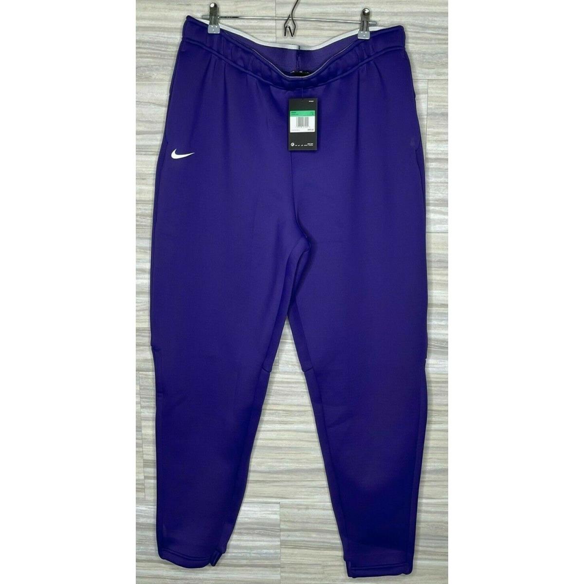 Mens Nike Therma Dri-fit Heavy Sweat Jogger Pants Purple CI4461-547 Sz M