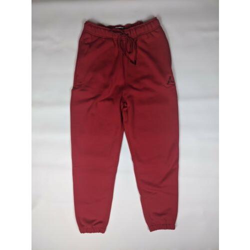 Nike Air Jordan Essential Fleece Pants Red White Black Men`s Size Medium