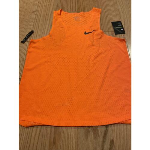 orange nike tank top