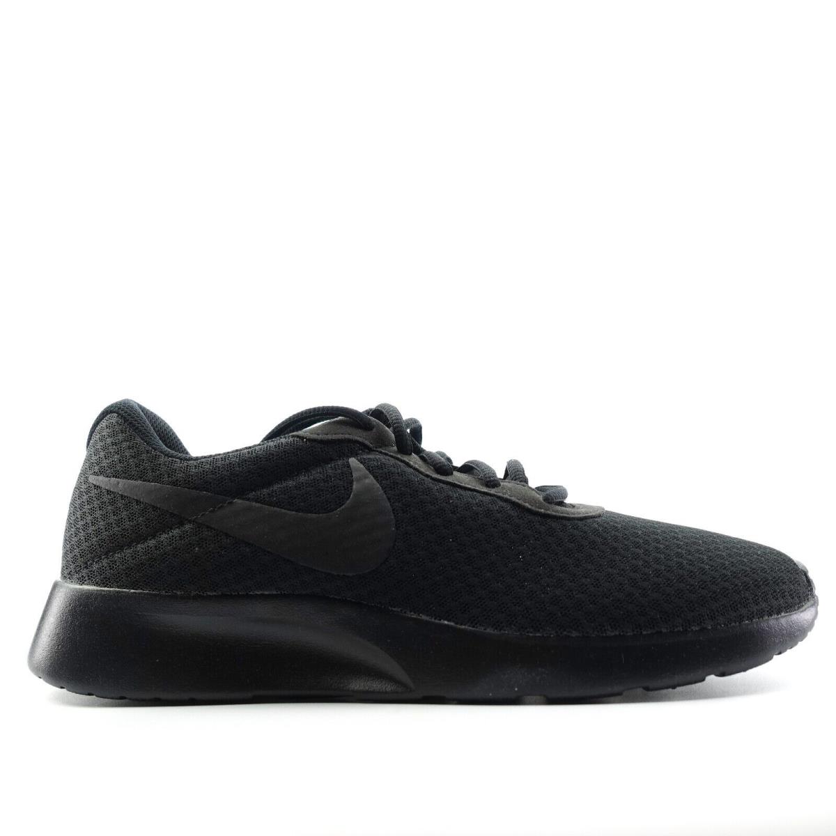 Womens Nike Tanjun Triple Black Running Shoe 812655 002 Size 10.5 - Black