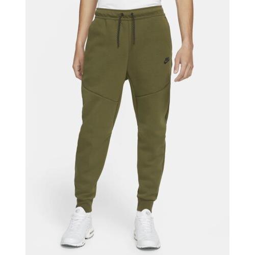 Nike Sportswear Tech Fleece `rough Green` Joggers Men`s Size M CU4495-326