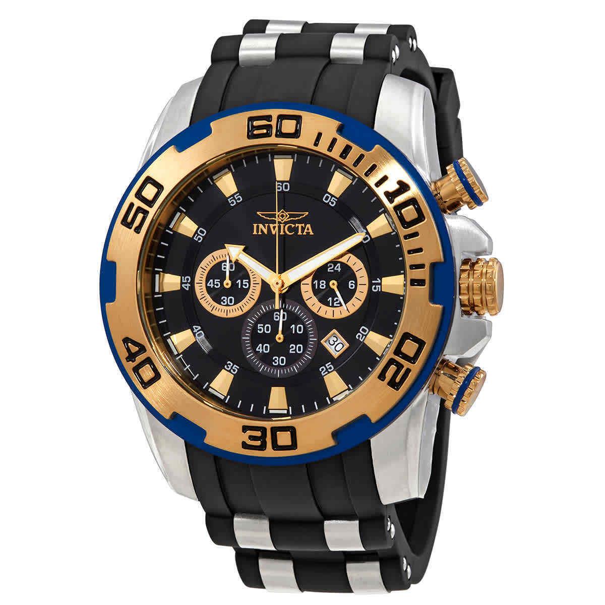 Invicta Pro Diver Chronograph Quartz Black Dial Men`s Watch 30765