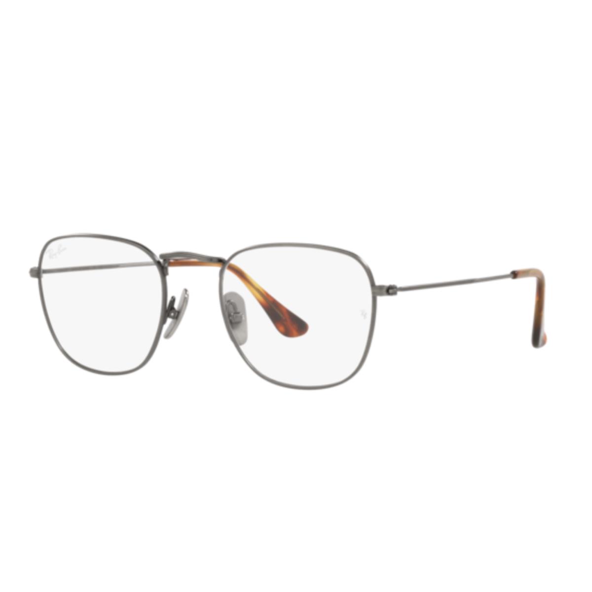 Ray-ban Titanium Eyeglasses RB 8157V Frank 1223 51-20 Antique Gunmetal Frame - Frame: , Lens: