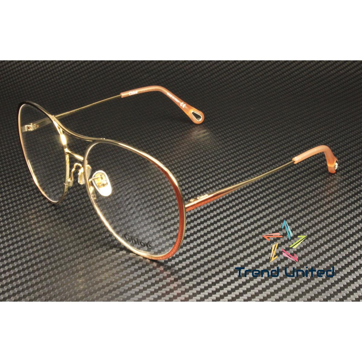 Chloe CH0019O 003 Round Demo Lens 58 mm Women`s Eyeglasses