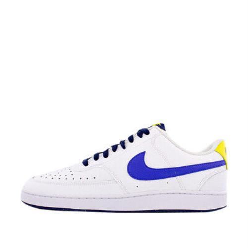 Men`s Nike Court Vision Lo White/hyper Royal-blue Void DM1187 102
