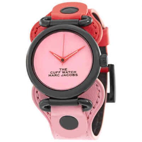 Marc Jacobs The Cuff Quartz Pink Dial Ladies Watch MJ0120184726