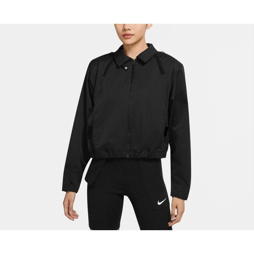 Nike Women`s Sportswear Tech Pack Full Zip Jacket Black DD4608-010 f
