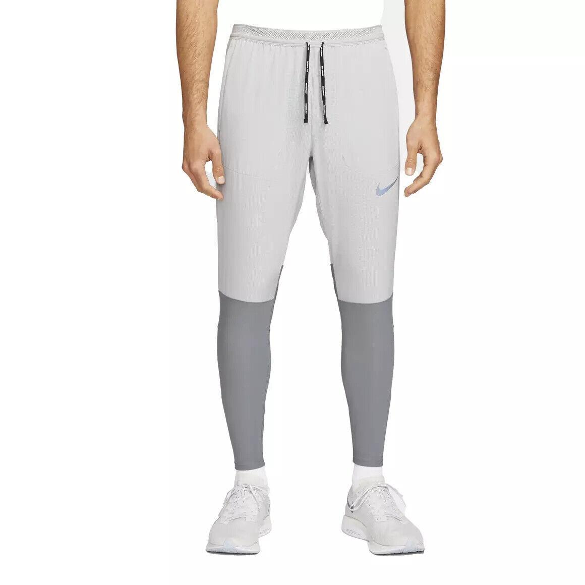 Nike Men`s Swift Running Pants Grey CU5493 Size Large