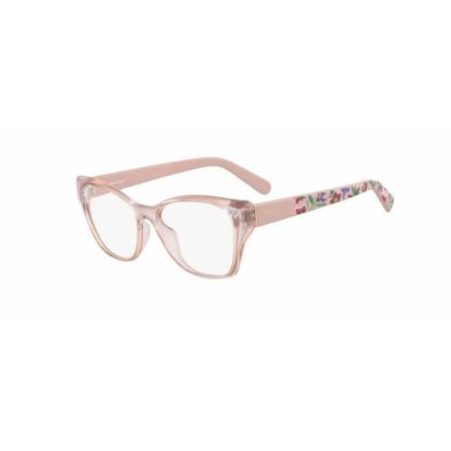 Salvatore Ferragamo Eyeglasses SF2827 290 Pink Frames 53MM Rx-able ST