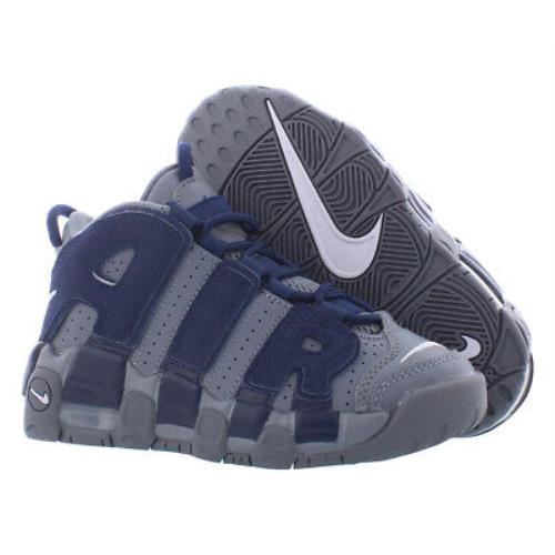 grey and navy blue nike shoes