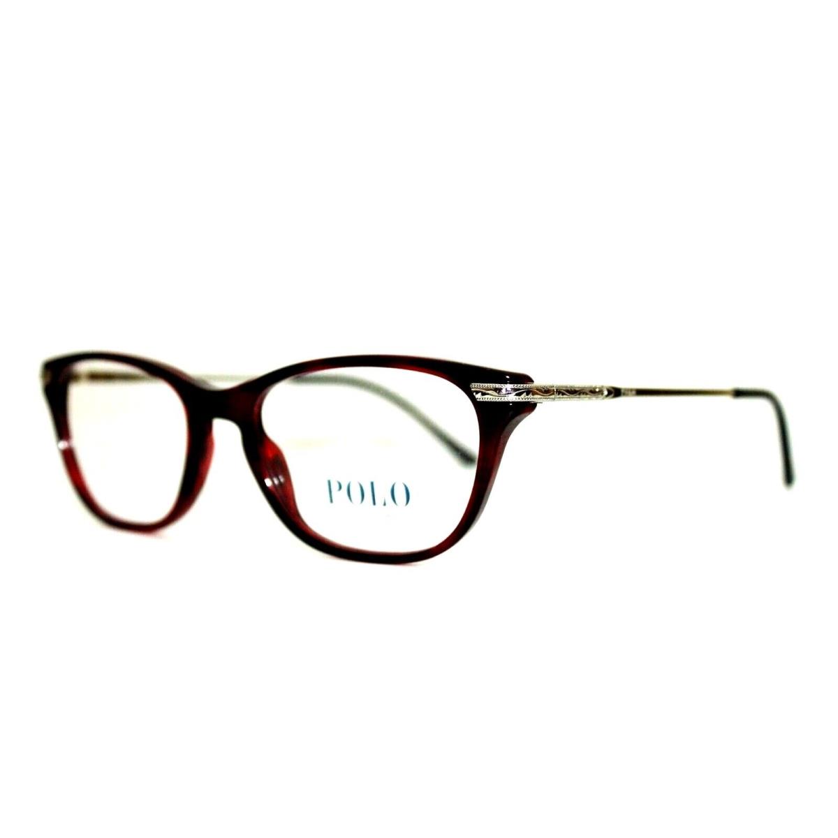 Polo Ralph Lauren PH2135 5533 Red Havana Eyeglasses RX 51-17-140