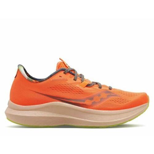 Mens Saucony Endorphin Pro 2 Campfire Story Orange 13D with Box