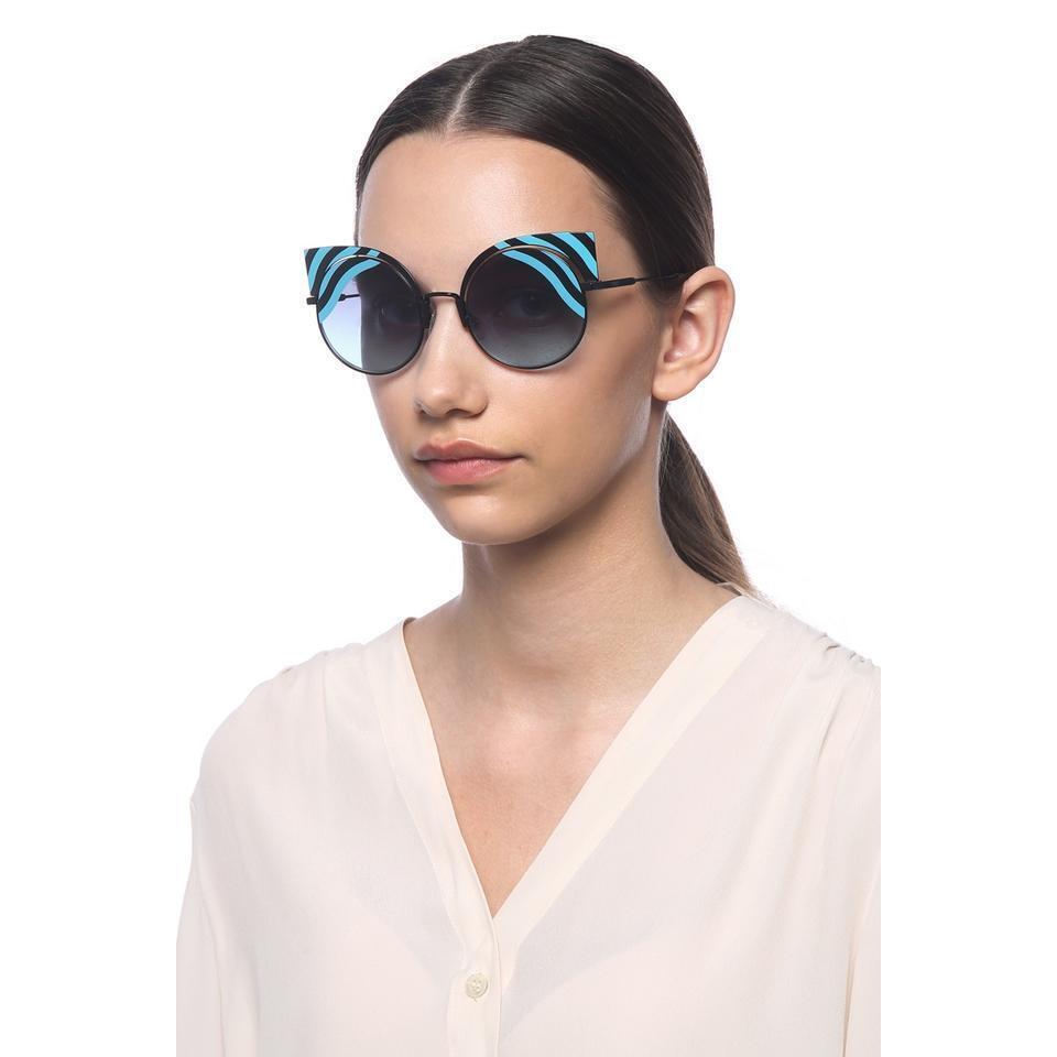 Fendi 0215S-0KCEQ (no Case) 0215S-0KCEQ NO Case Blue/green Sunglasses