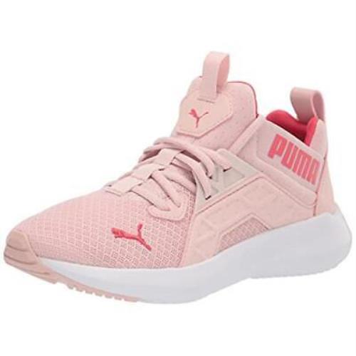 Puma Unisex-child Softride Enzo Nxt Running Shoe Lotus-paradise Pink-puma White