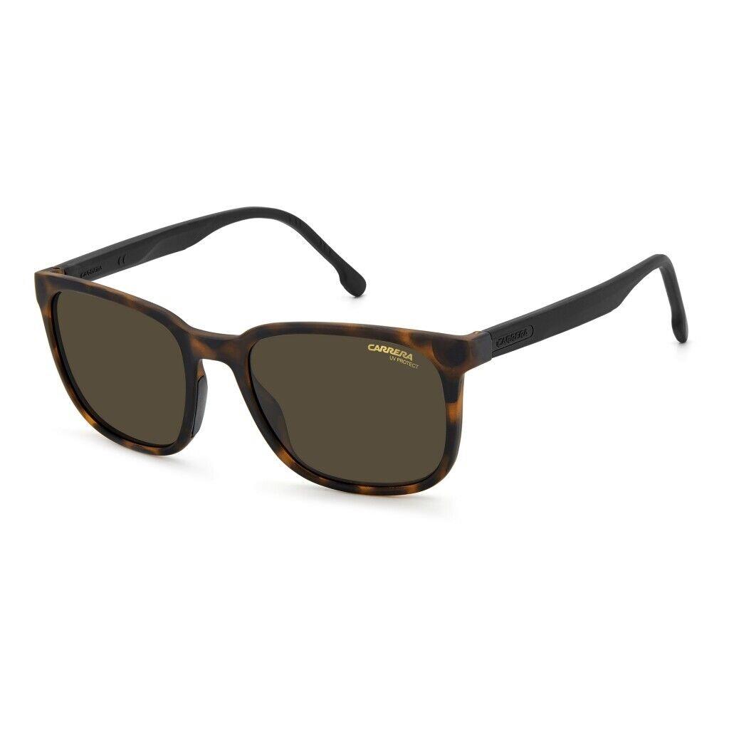 Carrera Men`s Square 54mm Sunglasses Matte Havana