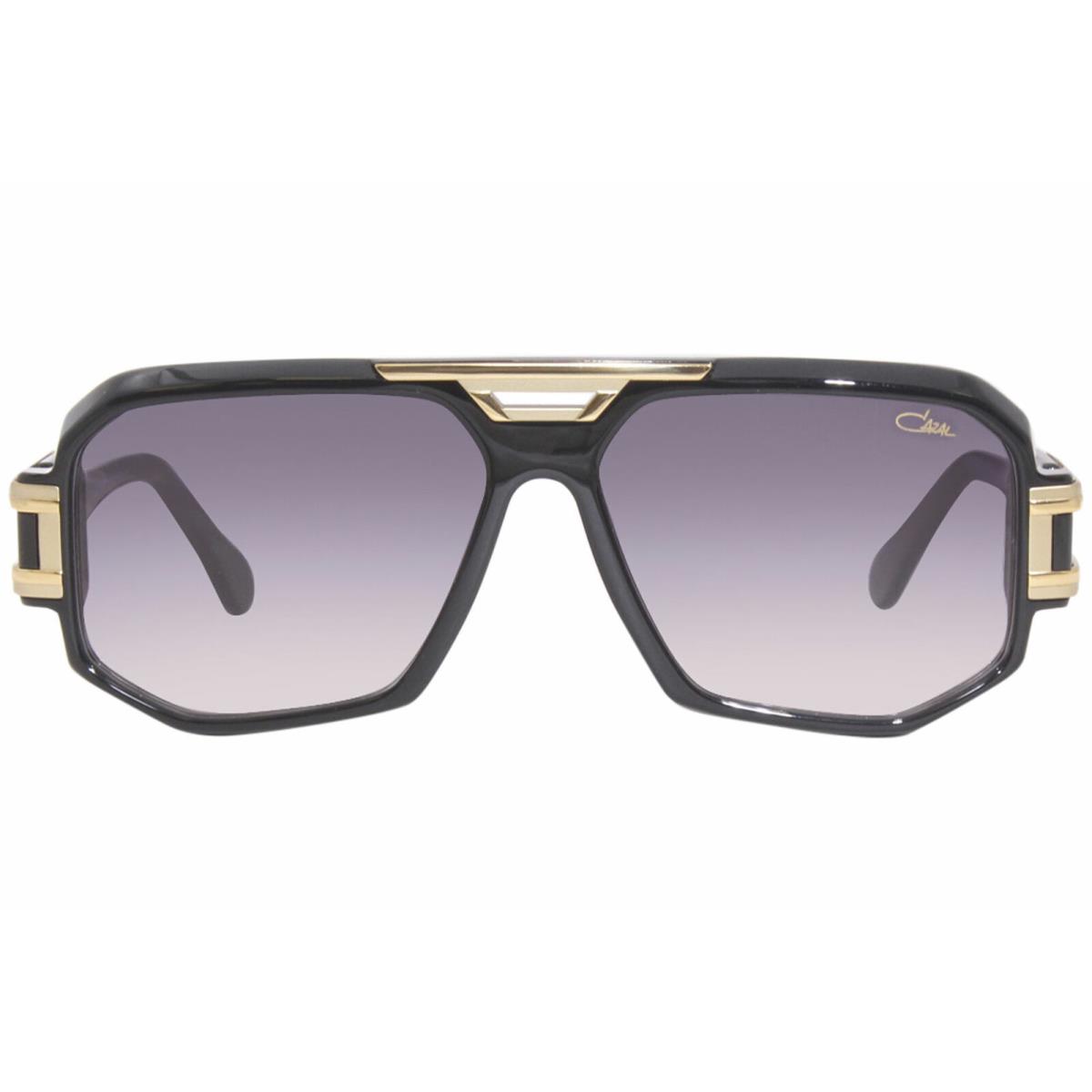 Cazal sunglasses  - Frame: Black/Gold, Lens: Gray 0