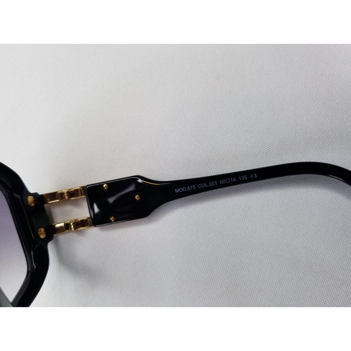 Cazal sunglasses  - Frame: Black/Gold, Lens: Gray 8