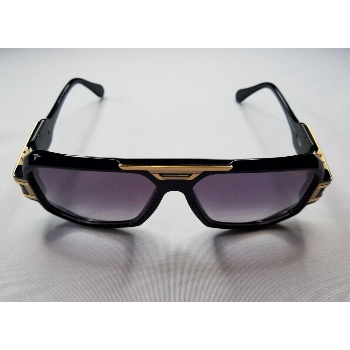 Cazal sunglasses  - Frame: Black/Gold, Lens: Gray 2