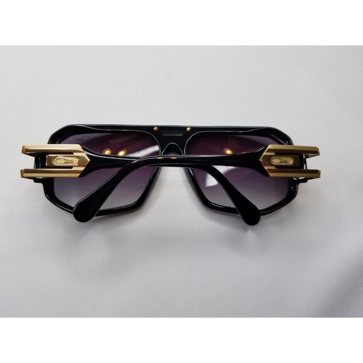 Cazal sunglasses  - Frame: Black/Gold, Lens: Gray 5