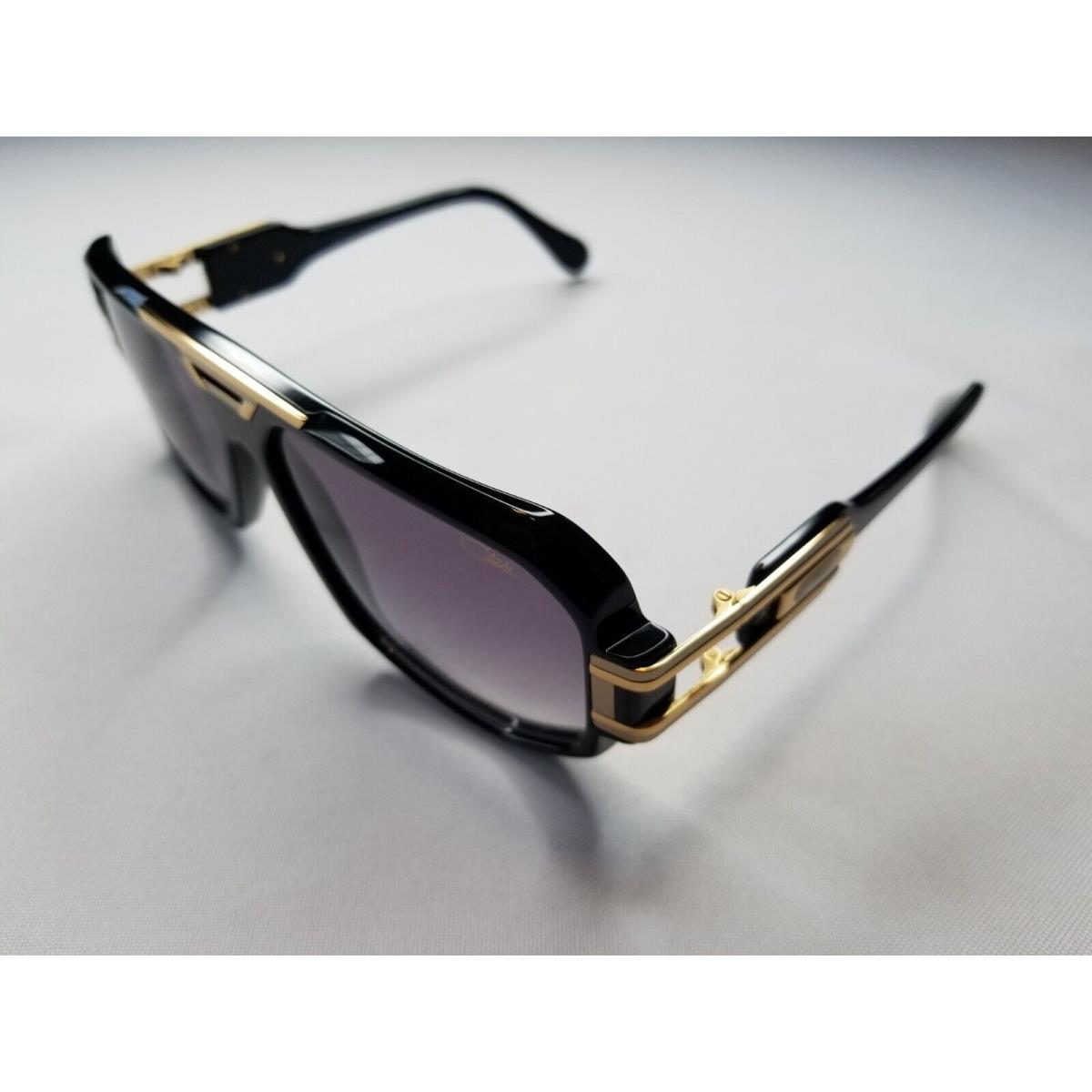 Cazal sunglasses  - Frame: Black/Gold, Lens: Gray 3