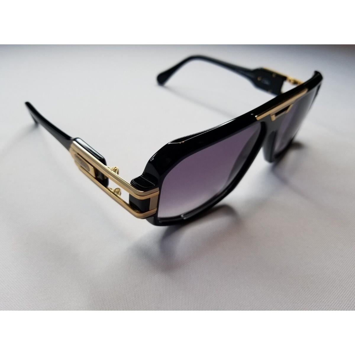 Cazal sunglasses  - Frame: Black/Gold, Lens: Gray 4