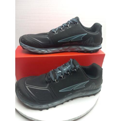 Altra Superior 4.5 Womens Sz 10.5 Trail Running Shoes Dark Slate Black Gray