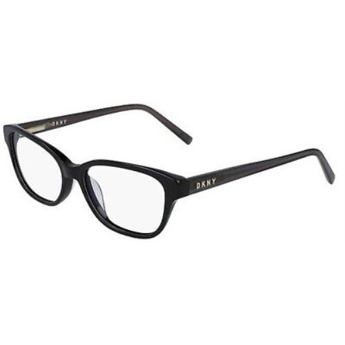 Dkny DK5011 Black with Black Temple 001 Eyeglasses