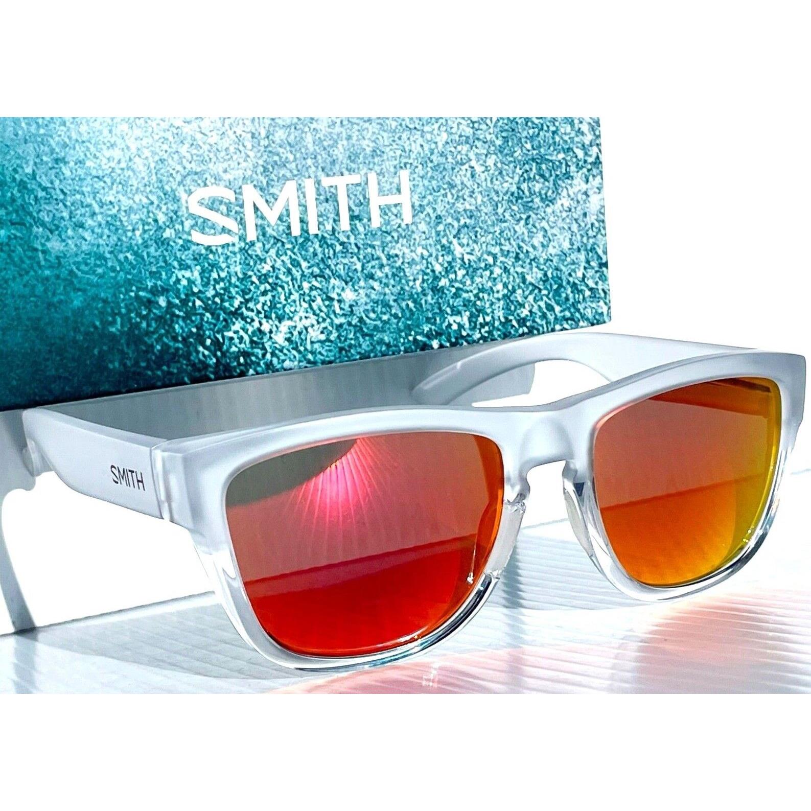 Smith Optics sunglasses Optic Clark - Matte Clear Frame, Red Lens 5