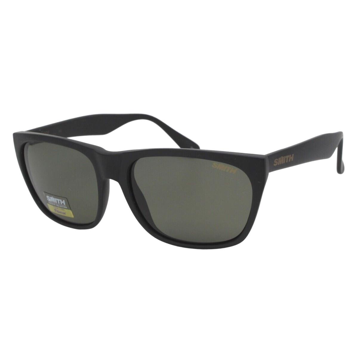 Smith Optics Tioga Matte Black Gray Green Polarized Men s Sunglasses 58-17-150
