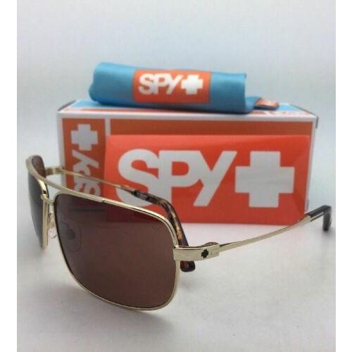SPY Optics sunglasses LEO - Gold / Tortoise Frame, Happy Bronze Lens