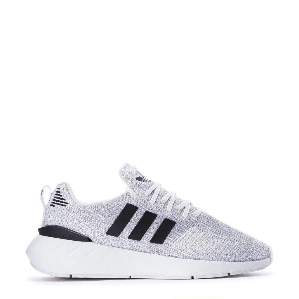 Womens Adidas Swift Run 22 White/black/grey GV7969 Shoes - White