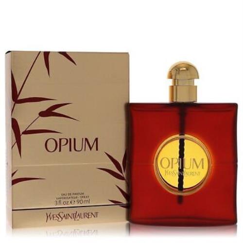 Opium by Yves Saint Laurent Eau De Parfum Spray Packaging 3 oz Women