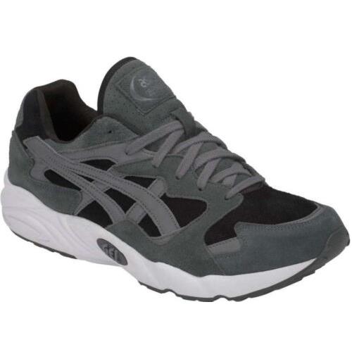 Asics Men`s Gel-diablo Black/carbon Running Shoes 1193A096-001 - Size 10.5 - Grey