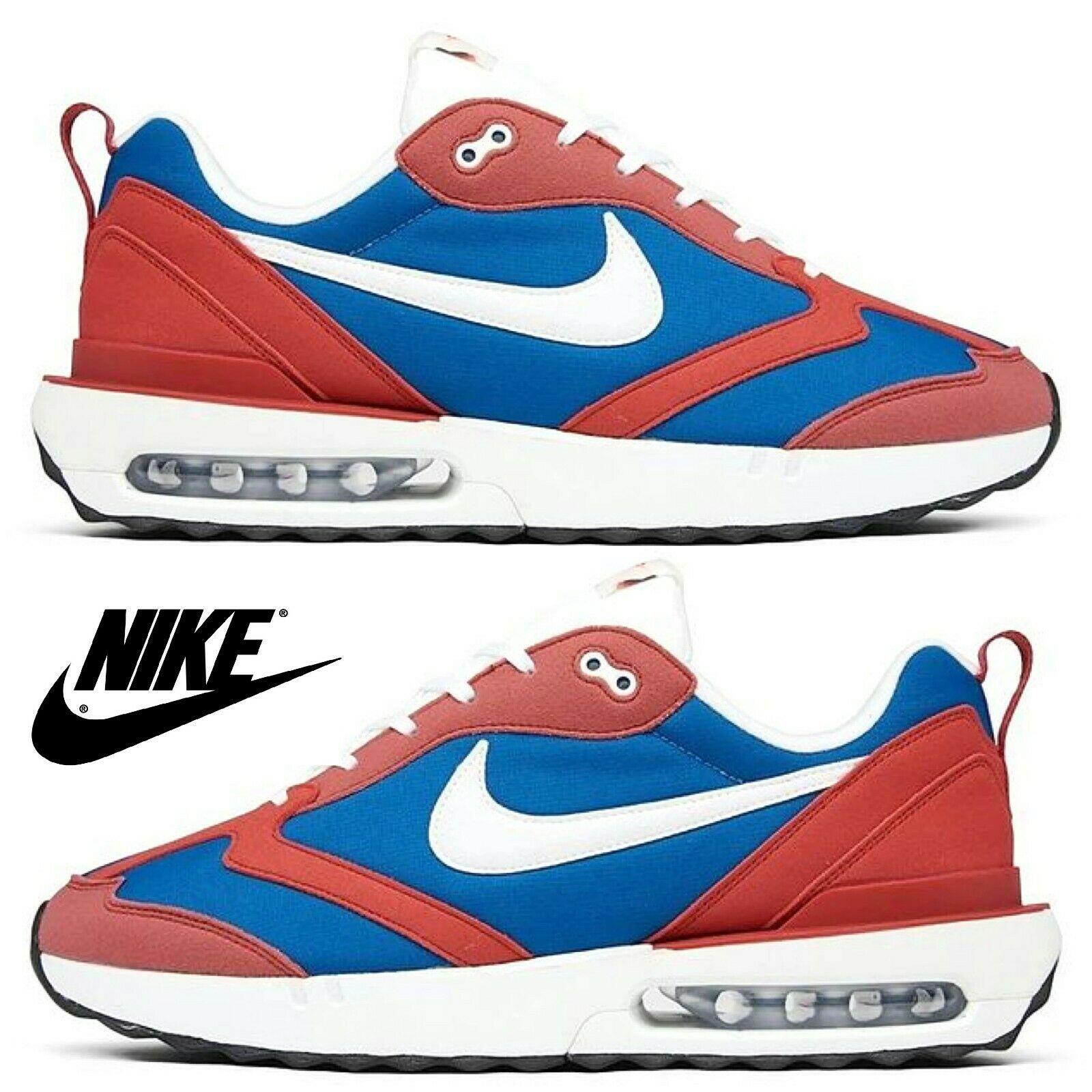 Nike Air Max Dawn Next Nature Men`s Sneakers Running Athletic Comfort Shoes - Blue , Team Royal/Summit White/Red Clay/Light Bone/Black/ Maufacturer