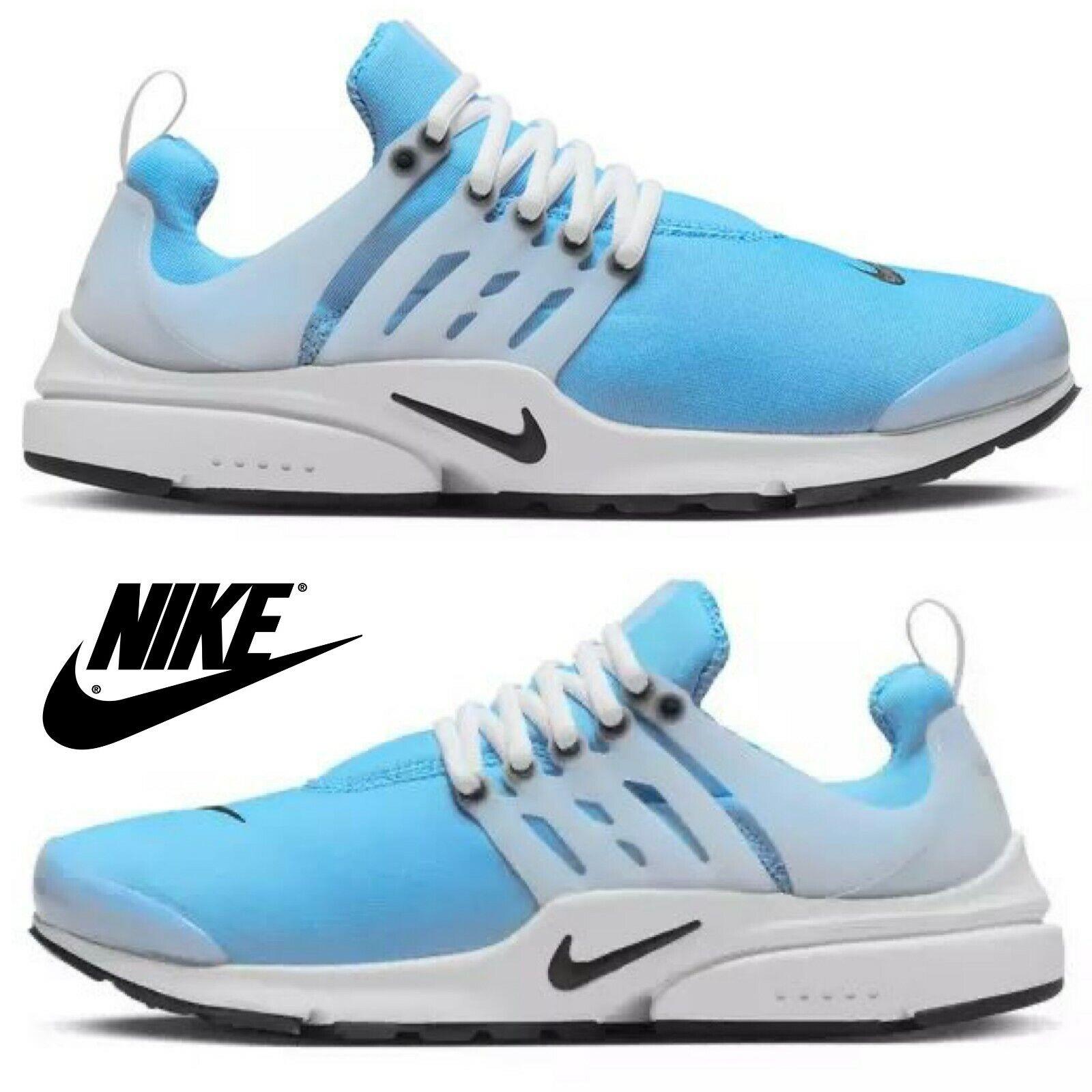 Nike Air Presto Running Sneakers Men`s Athletic Comfort Casual Shoes Light Blue
