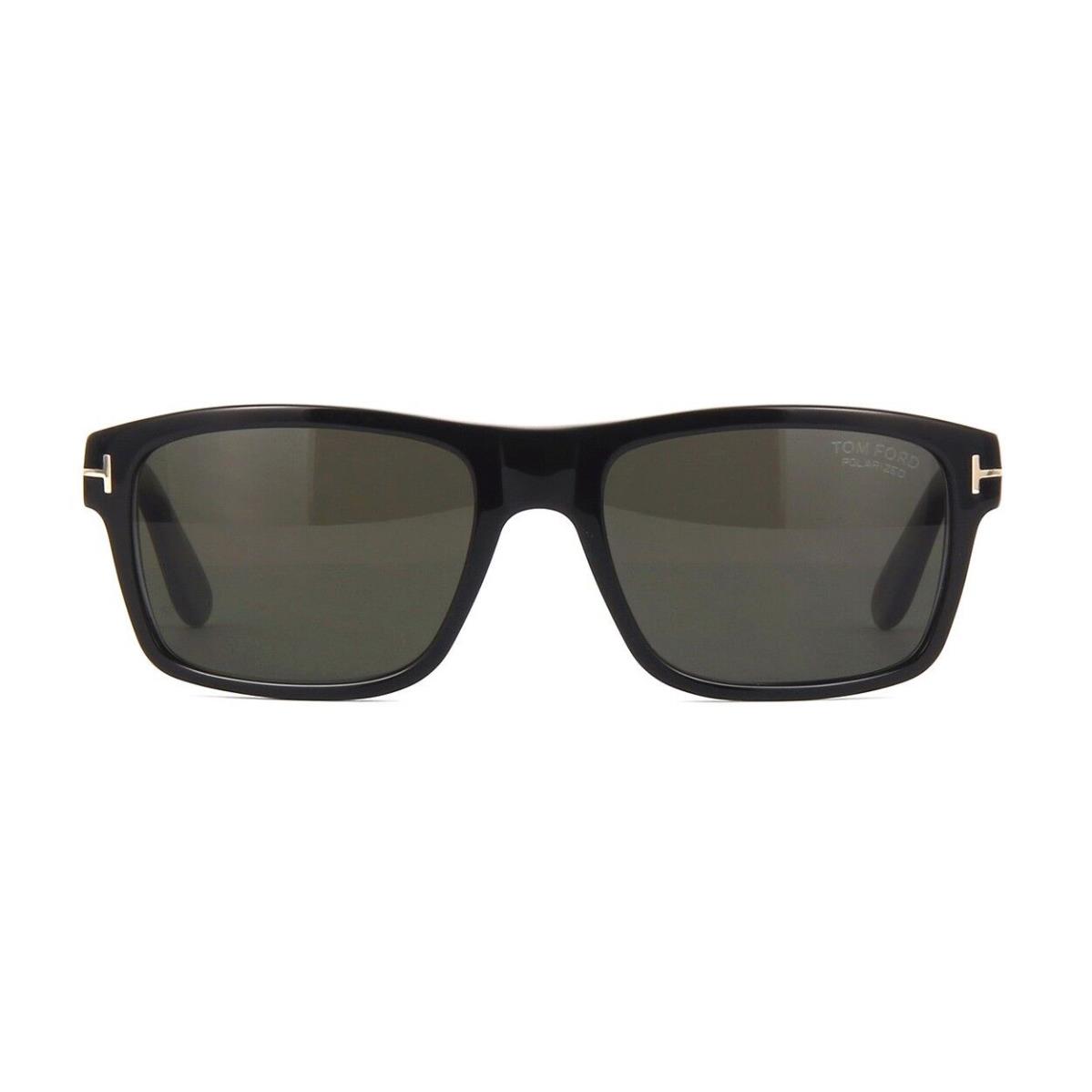 Tom Ford August FT 0678 Shiny Black/grey Polarised 01D Sunglasses