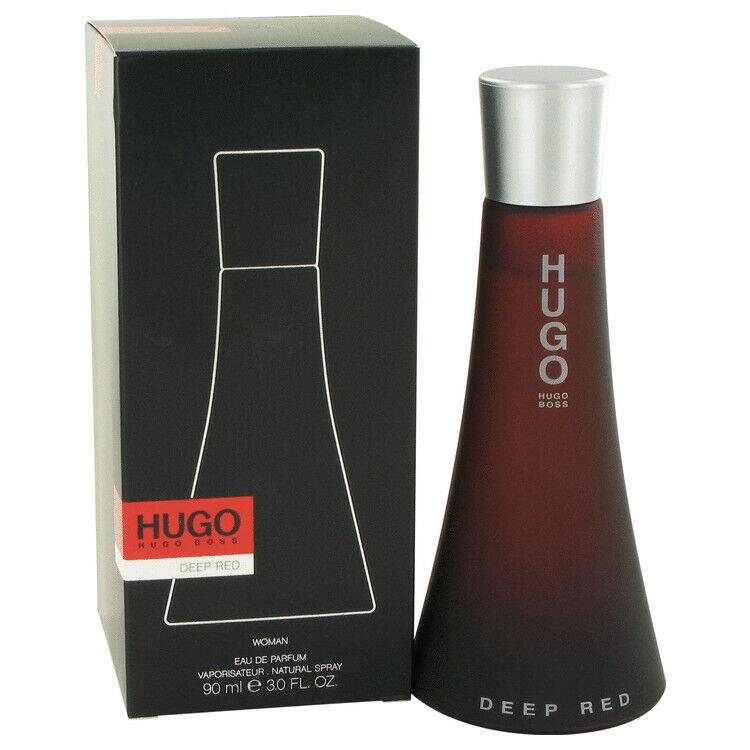 Hugo Deep Red by Hugo Boss Eau De Parfum Spray 3 oz Women