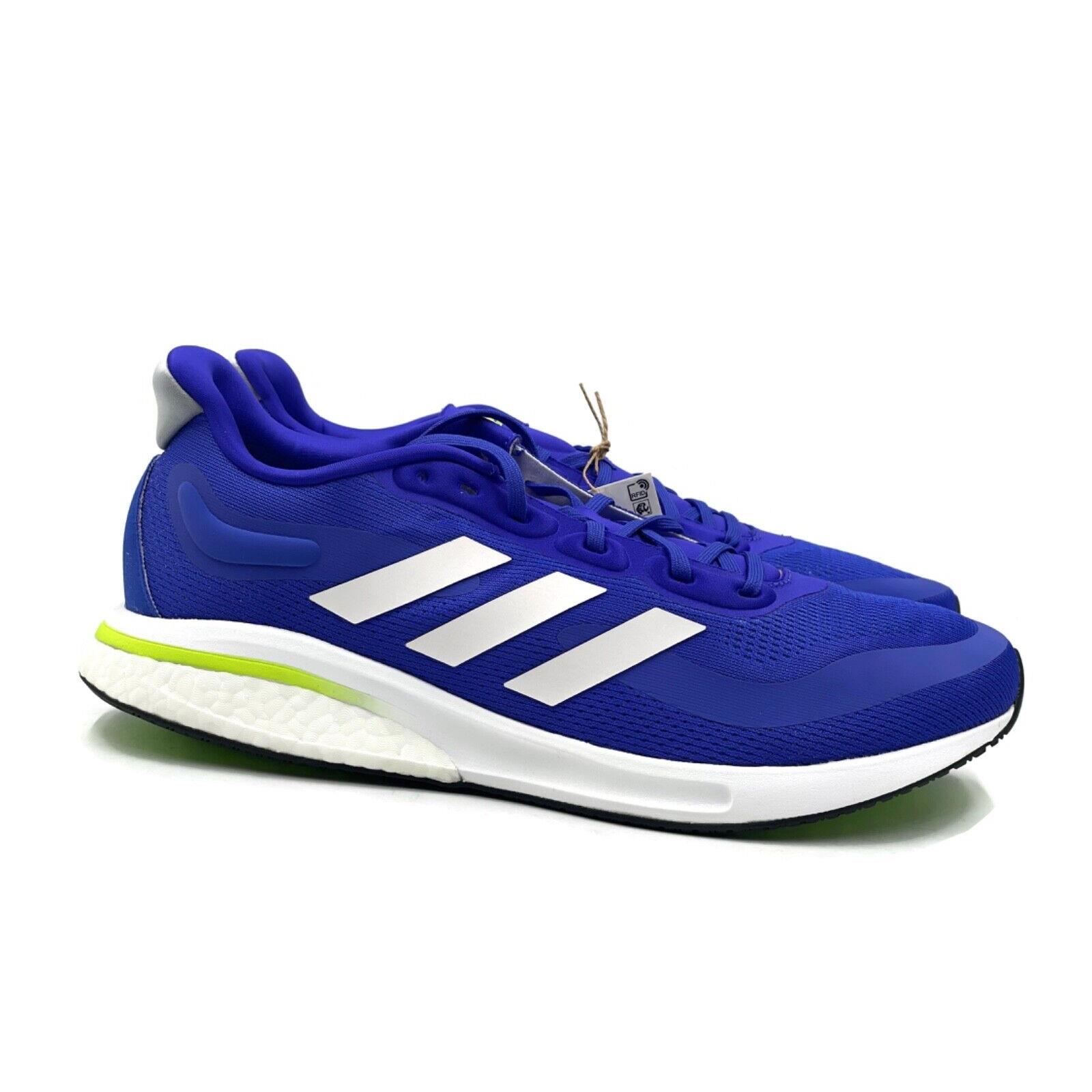 Adidas Supernova Men Casual Running Shoe Blue White Athletic Trainer Sneaker
