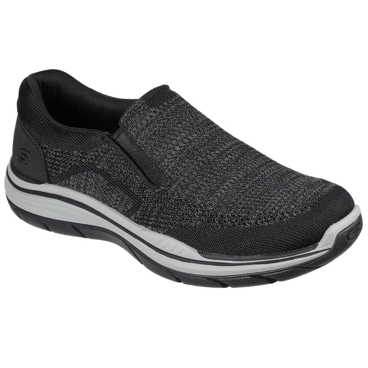 Skechers Men`s Relaxed Fit Expected 2.0 Arago Slip-on Shoes BLK