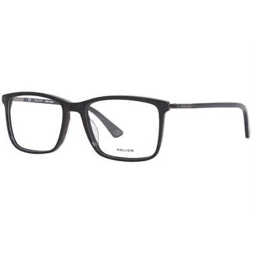 Police Tumbler-1 VPLD11N 0700 Eyeglasses Frame Men`s Black/silver Full Rim 54mm