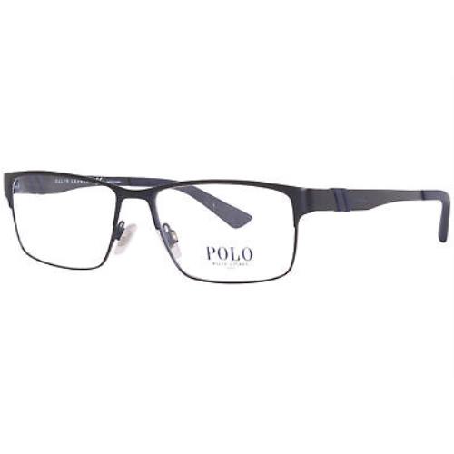 Polo Ralph Lauren PH1147 9303 Men`s Eyeglasses Matte Navy Blue Full Rim 56mm