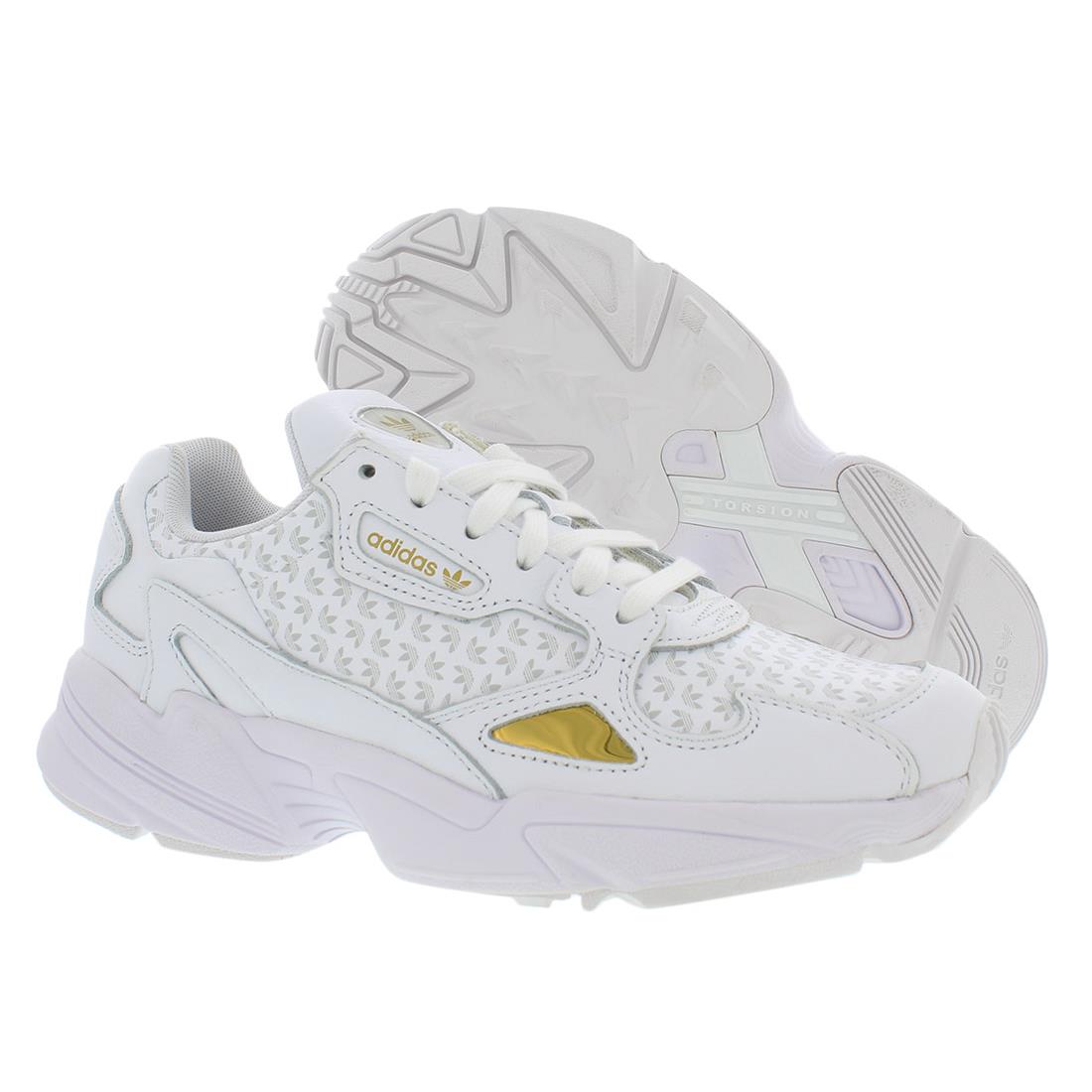 adidas falcon white womens shoes