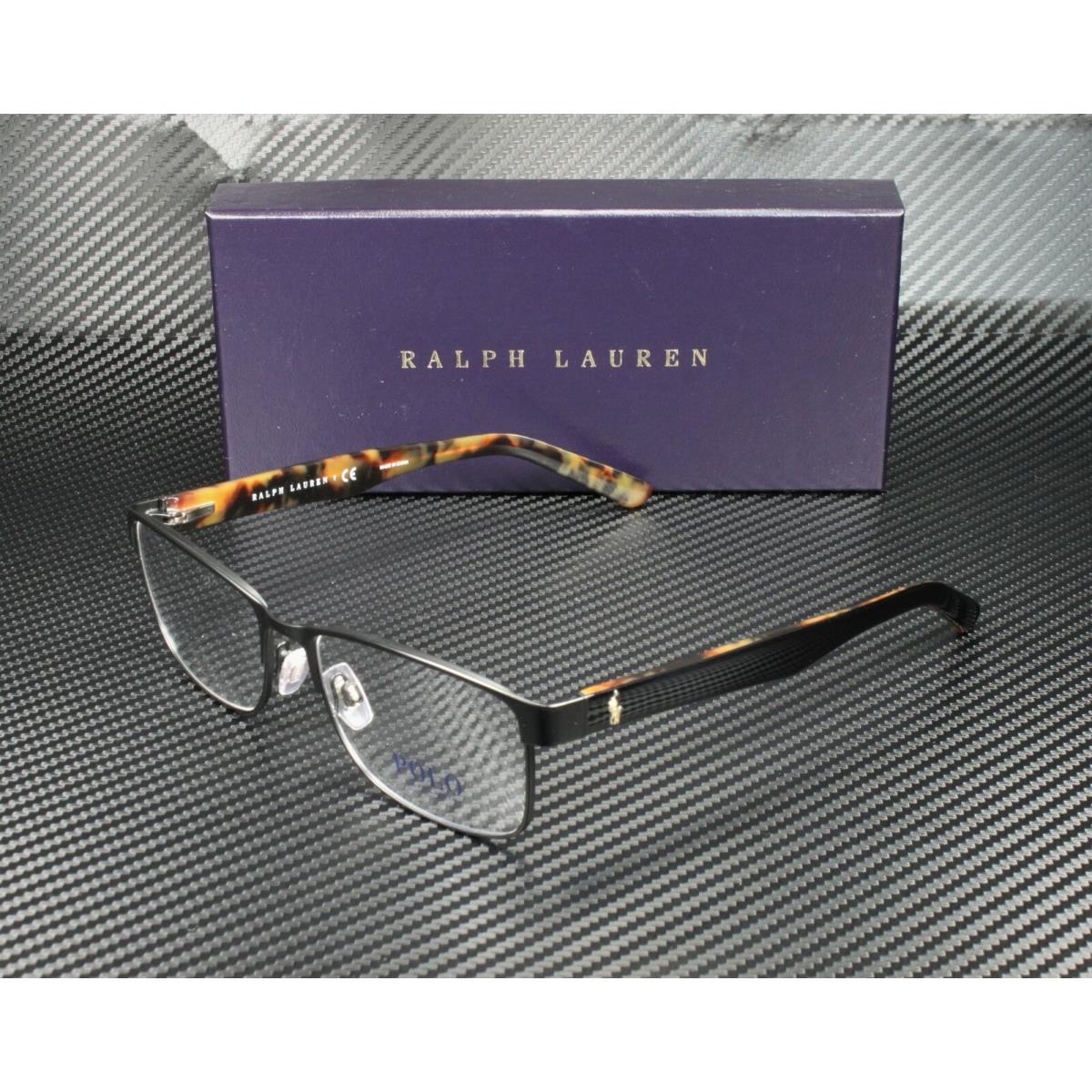 Ralph Lauren Polo PH1157 9038 Matte Black Demo Lens 55 mm Men`s Eyeglasses