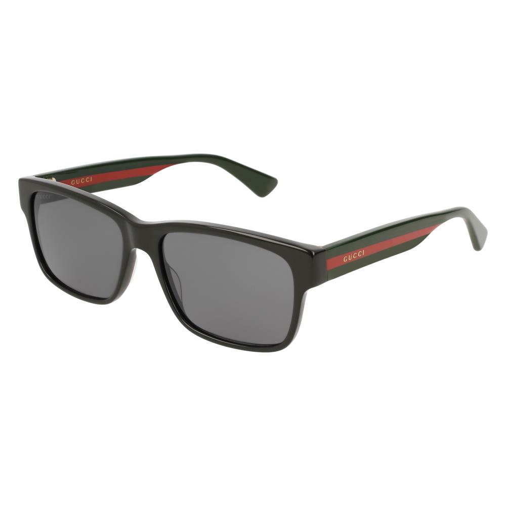 Gucci Sunglasses GG0340S 006 Black/grey Lens