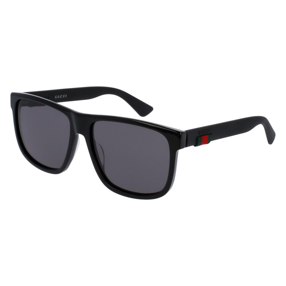 Gucci Sunglasses GG0010S 001 Black/grey Lens