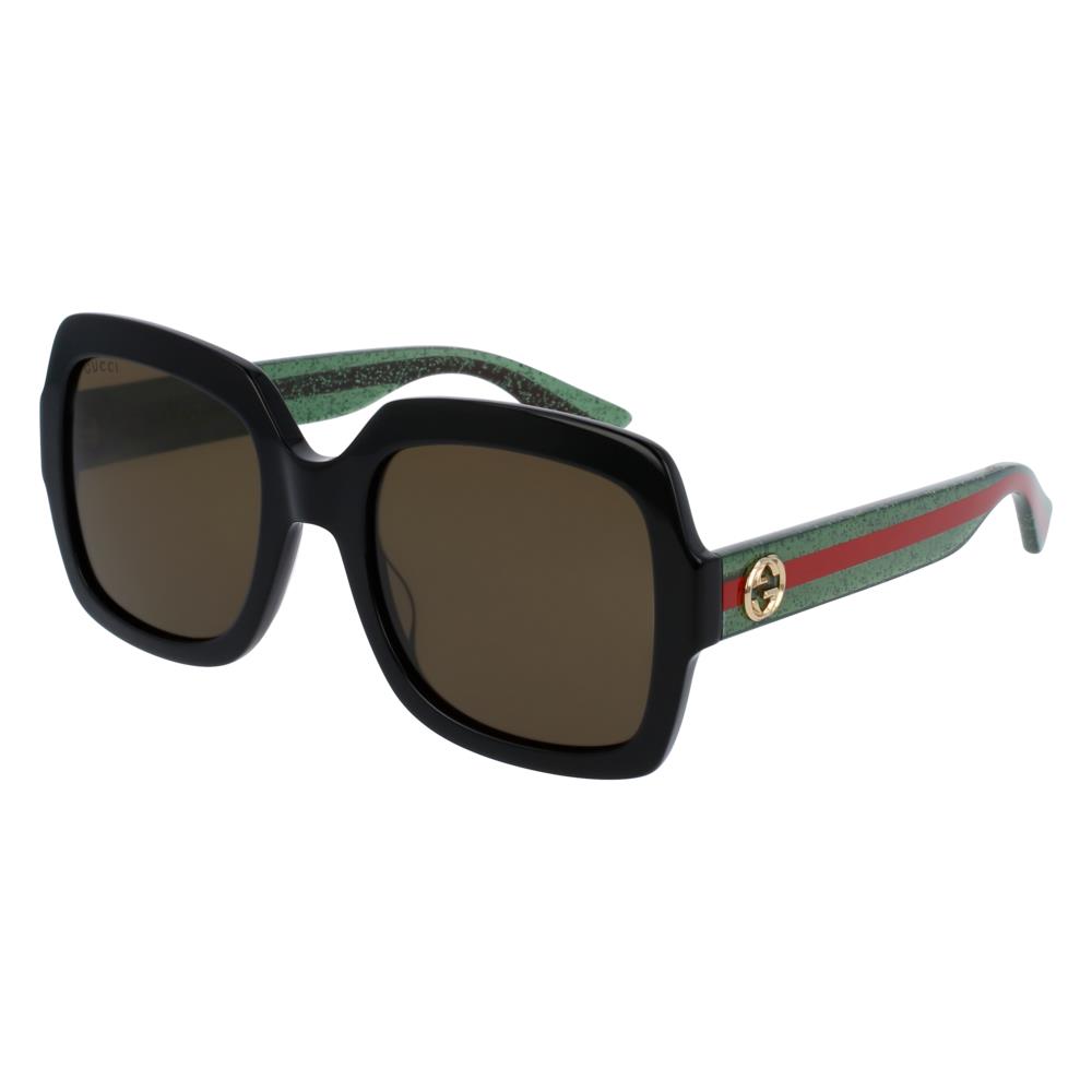 Gucci Sunglasses GG0036SN 002 Black/brown Lens