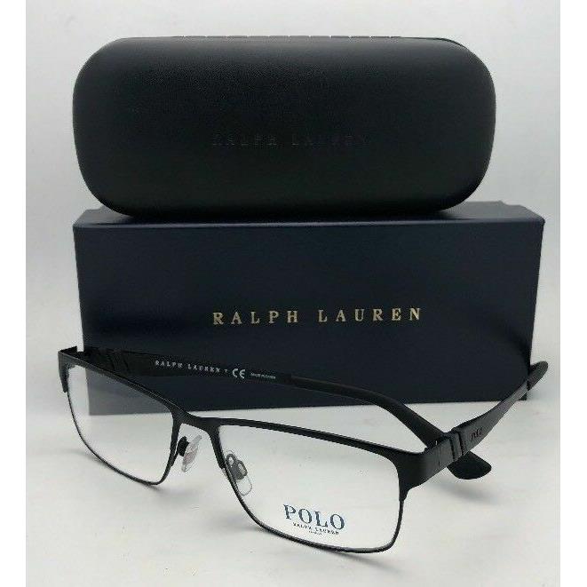 Polo Ralph Lauren Rx-able Eyeglasses PH 1147 9038 56-16 Matte Black Frames